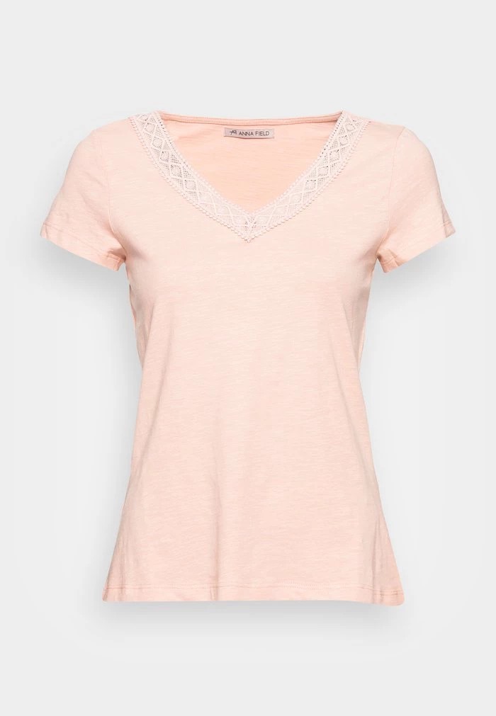 T-Shirt ANNA FIELD Anna Field Basic T-shirt Rose Femme | KJU-3034535